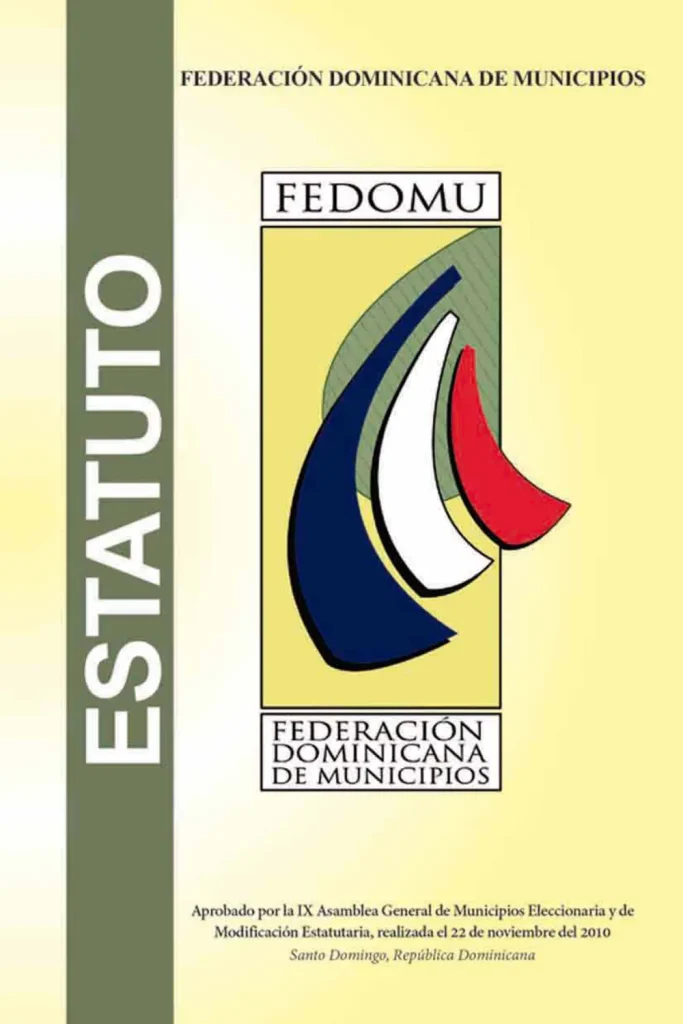 Portada: Estatutos FEDOMU (2010)