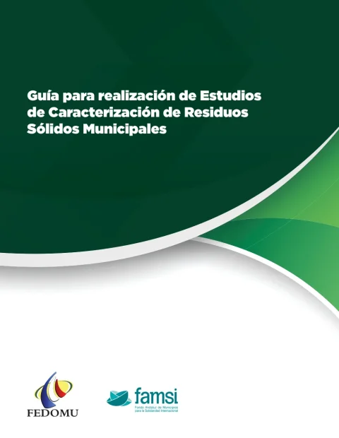 Portada: Guía para realización de Estudios de Caracterización de Residuos Sólidos Municipales (2022)