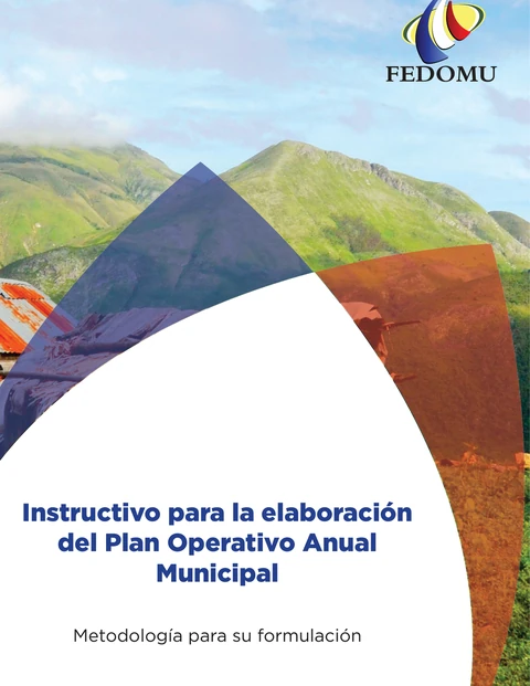 Portada: Instructivo para la elaboración del Plan Operativo Anual Municipal