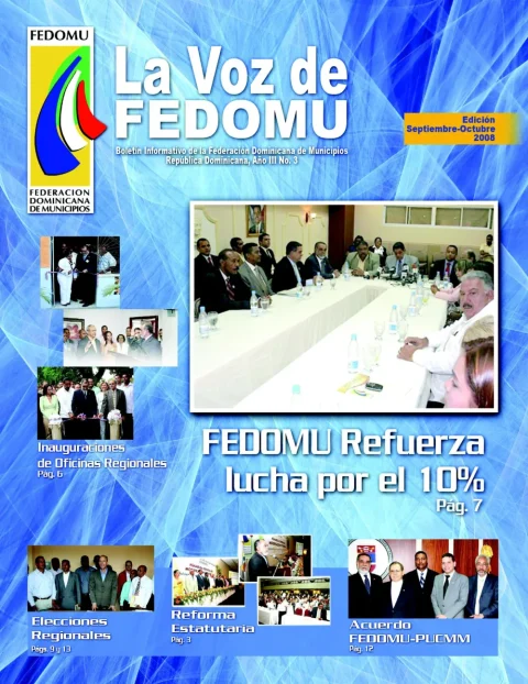 Portada: La Voz de FEDOMU (Octubre 2008)