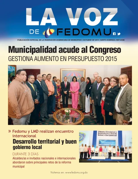 Portada: La Voz de FEDOMU (Octubre 2014)