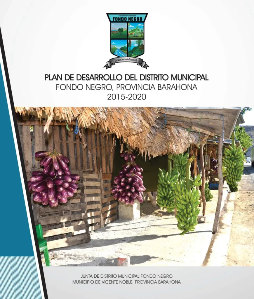 Portada: Plan Municipal de Desarrollo – Fondo Negro (2015-2020)