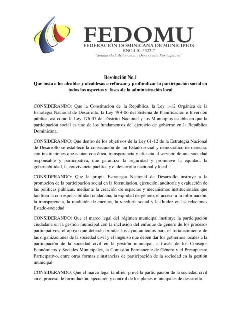 Portada: Resoluciones aprobadas (2013)