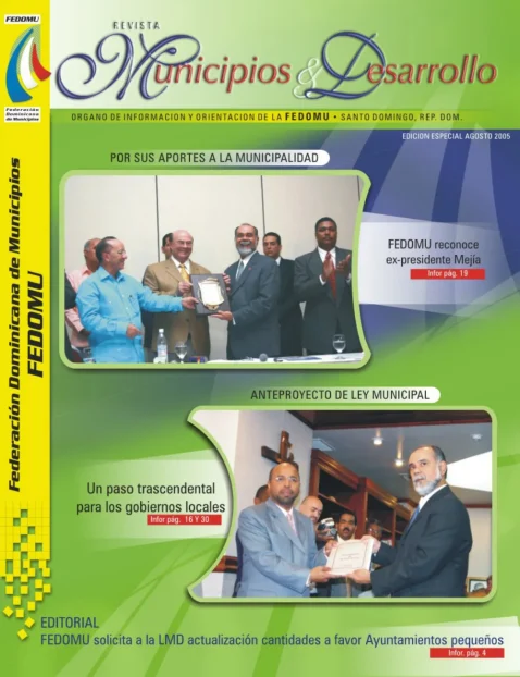 Portada: Revista Municipios y Desarrollo (1ra parte)