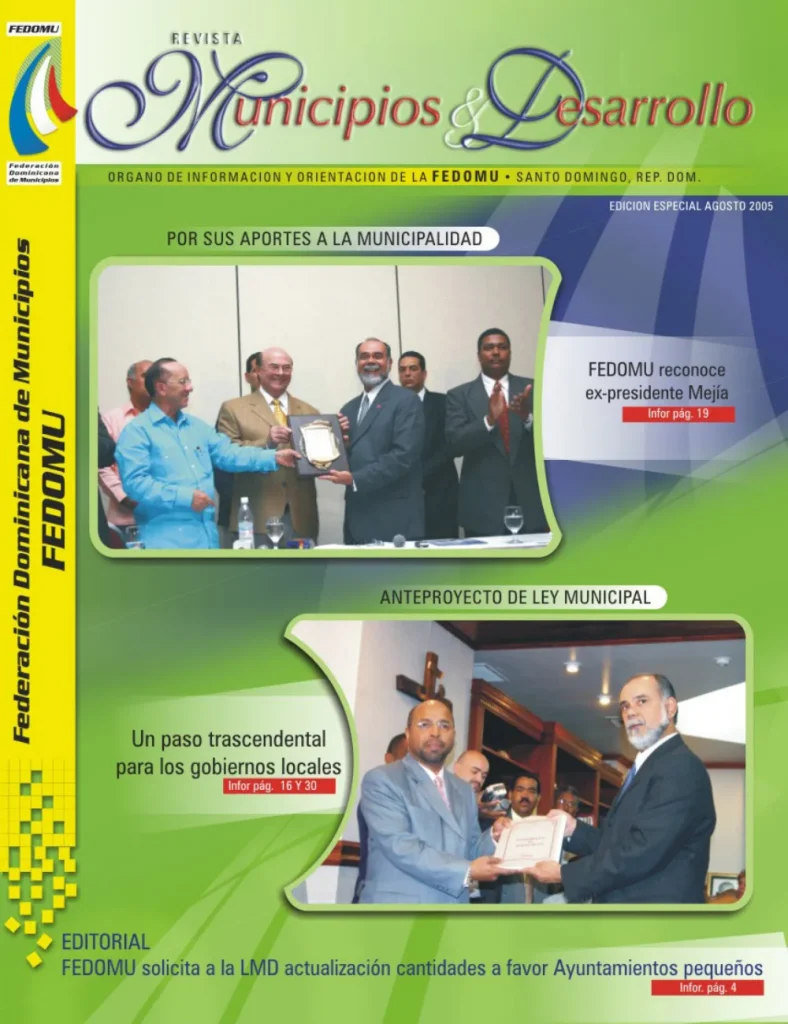 Portada: Revista Municipios y Desarrollo (1ra parte)