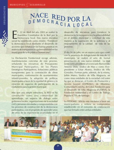 Portada: Revista Municipios y Desarrollo (3ra parte)