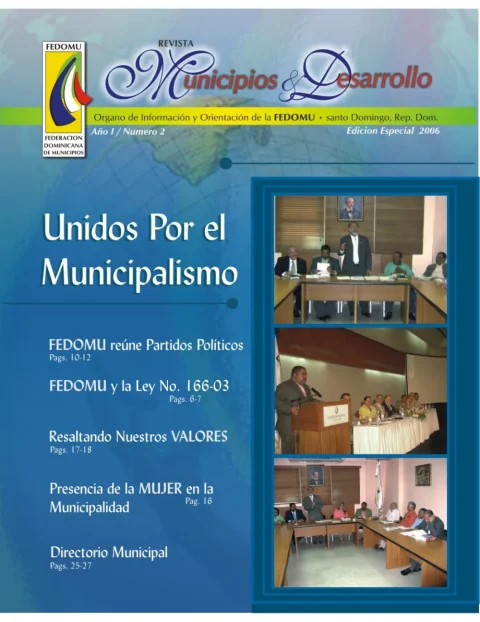 Portada: Revista Municipios y Desarrollo