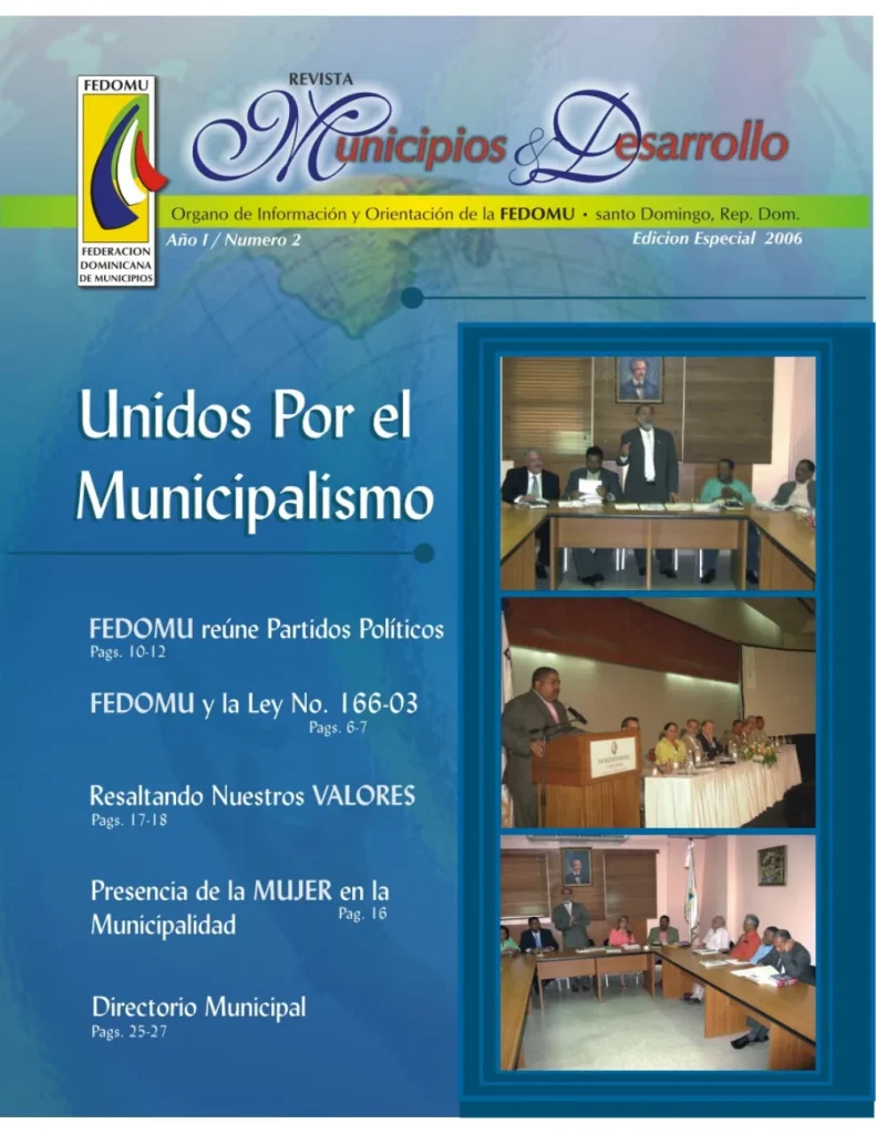 Portada: Revista Municipios y Desarrollo