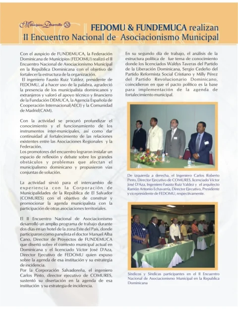Portada: Revista Municipios y Desarrollo III