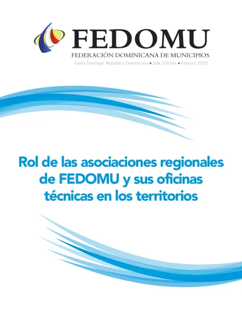 Portada: Rol de las asociaciones regionales de FEDOMU y sus oficinas tecnicas (2020)
