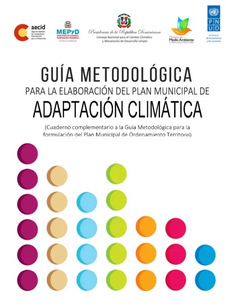 Portada: Guía metodológica para la elaboración del Plan Municipal de Adaptación Climática