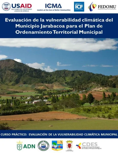 Portada: Evaluación de la vulnerabilidad climática del municipio Jarabacoa para el Plan de Ordenamiento Territorial Municipal