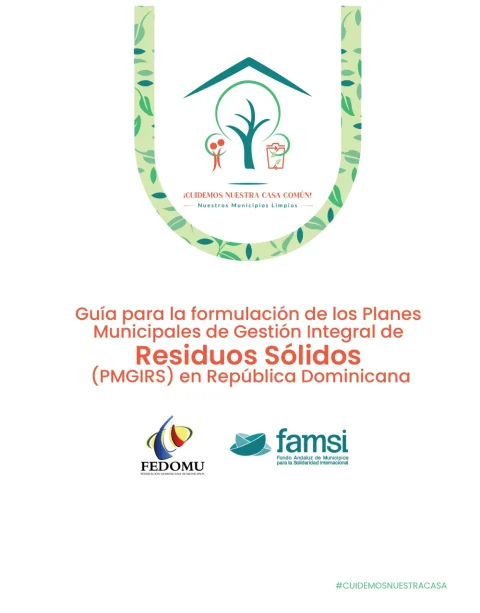 Portada: Guía para la formulación de los Planes Municipales de Gestión Integral de Residuos Sólidos (primera edición, 2023)
