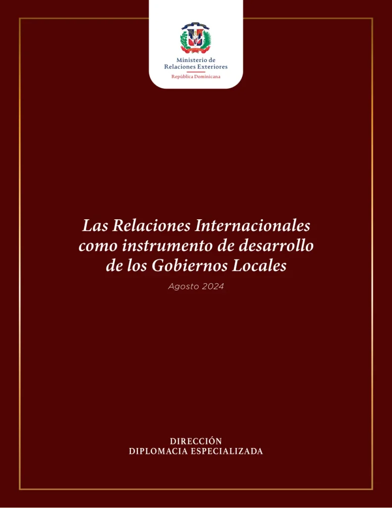 Portada: Las Relaciones Internacionales como instrumento de desarrollo de los Gobiernos Locales